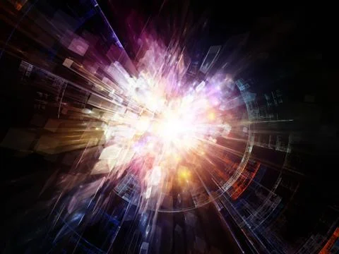 Abstract Expansion Illustrazione stock