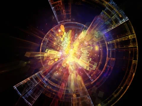 Abstract Expansion Illustrazione stock