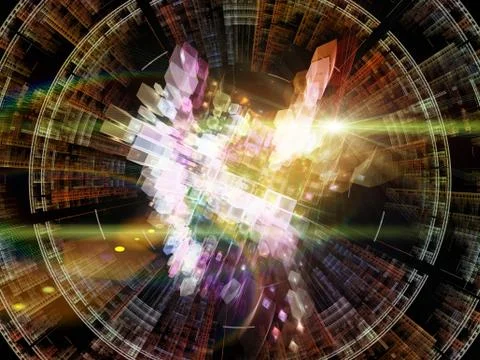 Abstract Expansion Illustrazione stock