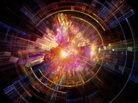 Abstract Expansion Illustrazione stock