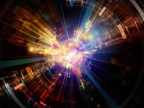 Abstract Expansion Stock Illustration