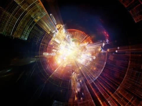 Abstract Expansion Illustrazione stock