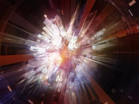 Abstract Expansion Stock Illustration