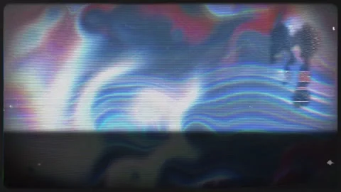 Abstract Experimental Glitch Visual Stock Footage 322610572