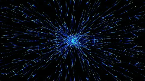 Abstract exploding blue  Stock Footage 274363