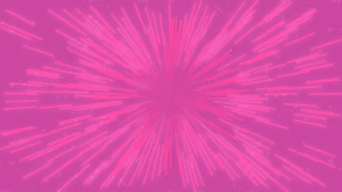 Abstract Exploding Pink Lines on Blue Background with Stars Video stock 331440723