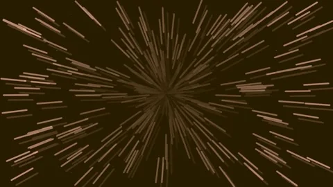 Abstract Exploding Starburst Bursting Light Trails on Dark Green Background Stock Footage 332564513