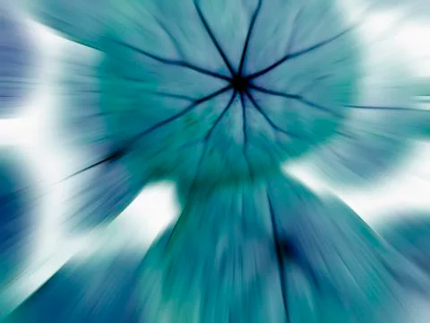 Abstract, exploding, white image Stock Illustration