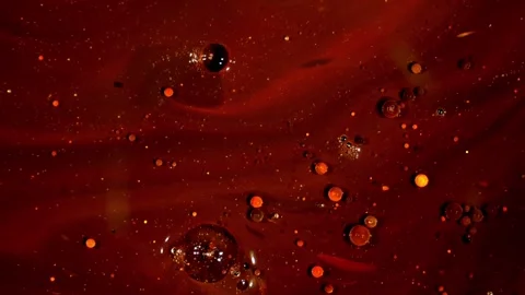 Abstract exploration of vibrant colors and shapes in fluid motion Stock Footage 320369979