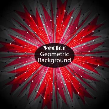 Abstract explosion background Illustrazione stock