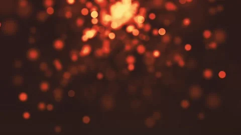 Abstract explosion of burning bokeh lights bubbles Stock Footage 259262247