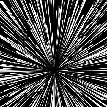 Abstract explosion, burst, rays, beams, flash, glitter, fireworks element Stock Illustration