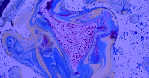 An abstract explosion of colors, tints, water and bubbles. Stock Footage 141208373