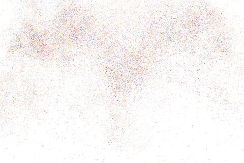 Abstract Explosion Of Confetti. Stock Illustration