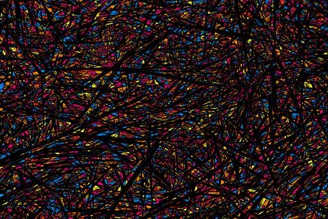 Abstract Explosion Of Confetti. Stock-Illustration