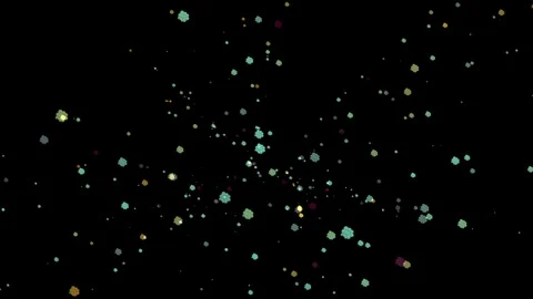 Abstract Explosion Design with Pink Rays on Green Screen Stock Footage 305972096