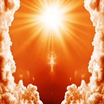 Abstract explosion of energy Stock Illustration