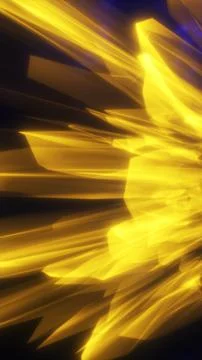 Abstract explosion of golden light beams and motion streaks symbolizing ene.. Stock Illustration
