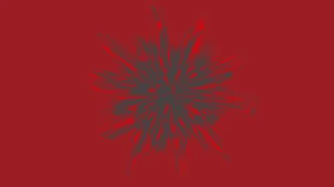 Abstract explosion heart Stock Illustration