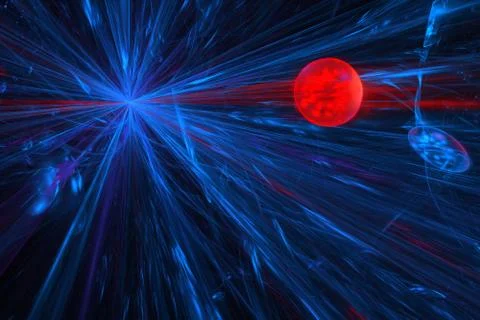 Abstract explosion Stock Illustration
