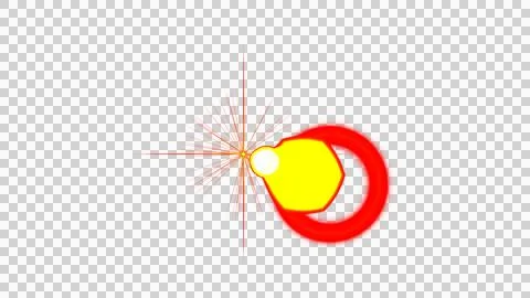 Abstract Explosion of Light and Color on Black Background イラスト素材