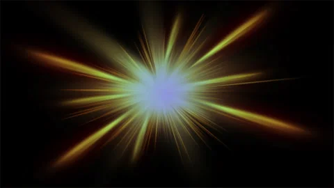 Abstract explosion of light and rays Stock Footage 296860242
