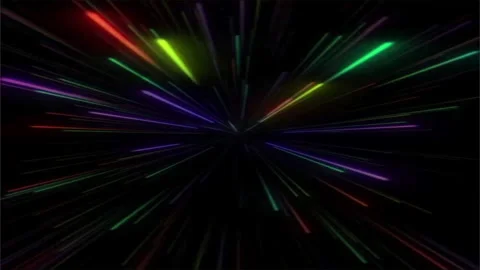 Abstract explosion of light and rays  Stock Footage 296873933