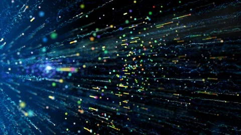 Abstract explosion of particles Stock-Footage 120709667