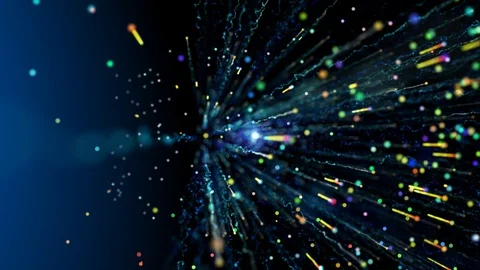 Abstract explosion of particles Stock-Footage 120709772