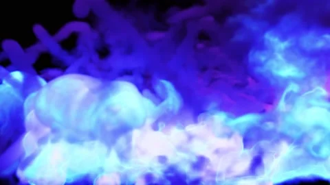Abstract Explosions With Bright Smoke Stock Footage 195104240