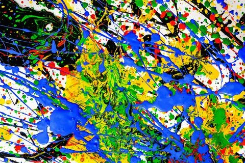 Abstract expression colorful splash background. bright Watercolor background  Stock Photos