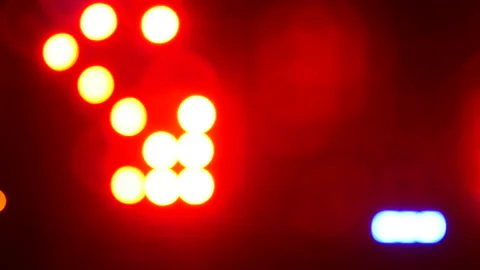 Abstract expression of light arrow signal for attention 库存影片 162629399