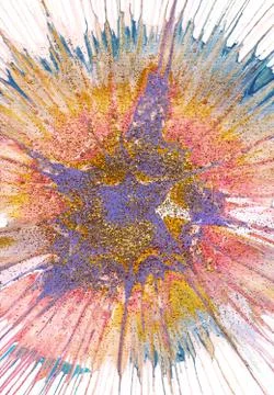 Abstract Expressionism Painting Stock Illustration
