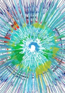 Abstract Expressionism Painting Illustrazione stock
