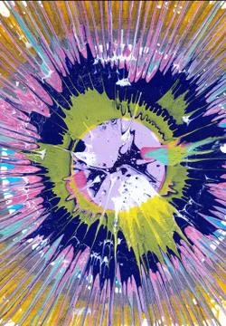 Abstract Expressionism Painting Stock Illustration