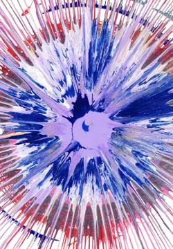 Abstract Expressionism Painting Stock Illustration