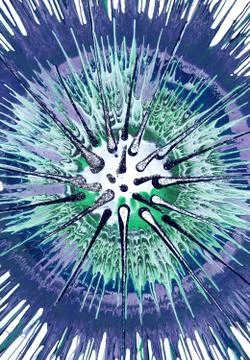 Abstract Expressionism Painting Stock Illustration