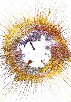 Abstract Expressionism Painting Stock Illustration
