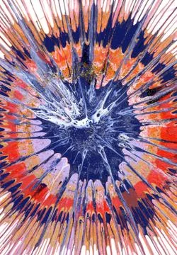 Abstract Expressionism Painting Stock Illustration