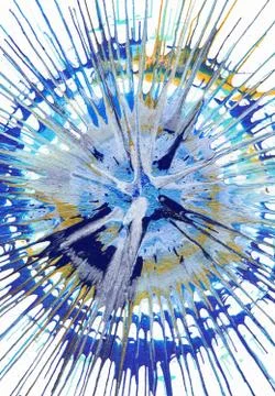 Abstract Expressionism Painting Stock Illustration