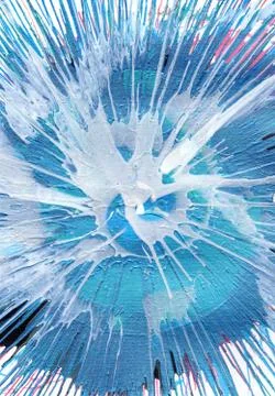 Abstract Expressionism Painting Stock Illustration