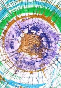Abstract Expressionism Painting Stock Illustration