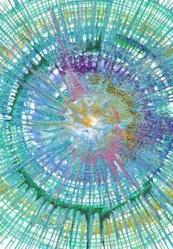 Abstract Expressionism Painting Stock Illustration