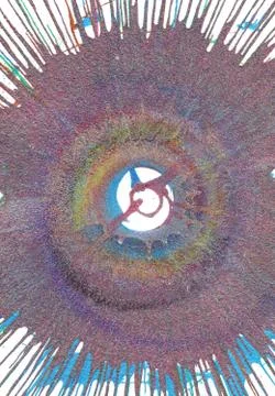 Abstract Expressionism Painting Stock Illustration