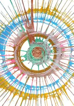 Abstract Expressionism Painting Stock Illustration
