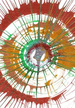 Abstract Expressionism Painting Stock Illustration