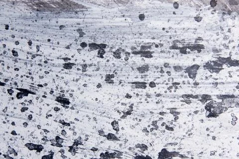 Abstract expressionism pattern. Style of drip painting. Black and white paint 库存照片