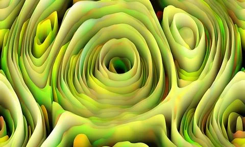 Abstract  Extraterrestrial Mountain Range Pattern -  Seamless Background Stock Illustration