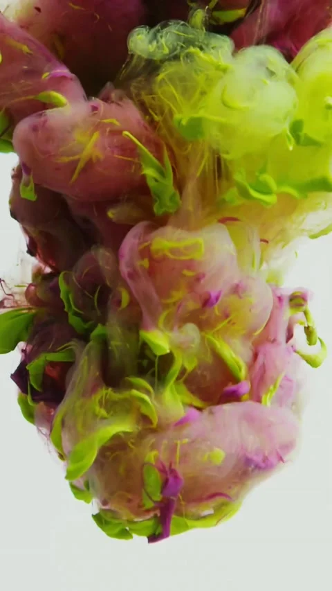 Abstract extrime macro composition of coloured liquids Stock Footage 205186544