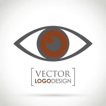 An abstract eye icon Stock Illustration